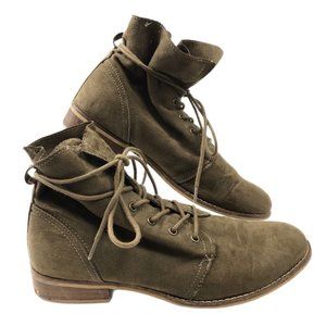 Aldo Brown Lace Up Ankle Boots | Breathable Comfort